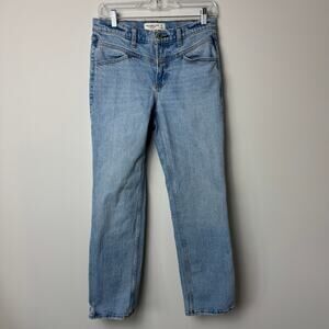 Abercrombie & Fitch The 90's Straight Mid Rise Cotton Jeans Size Size 27 S
